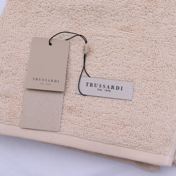 TOALHA ROSTO FONTANI - TRUSSARDI - 48 X 80 CM - MOCACCINO