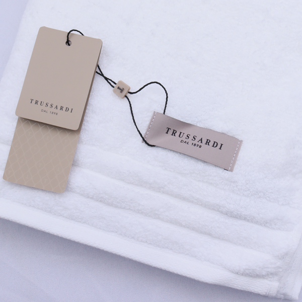 TOALHA ROSTO IMPERIALE - TRUSSARDI - 48 X 80 CM - BRANCO