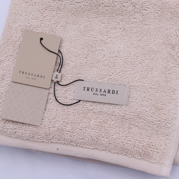 TOALHA ROSTO FONTANI - TRUSSARDI - 48 X 80 CM - NOCCIOLA